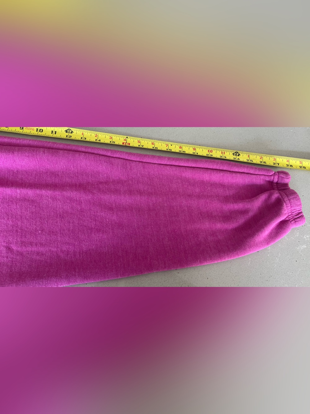 Aviator Nation 5 Stripe Sweatpants Magenta Orange Yellow Women’s Size Small - Picture 11 of 12